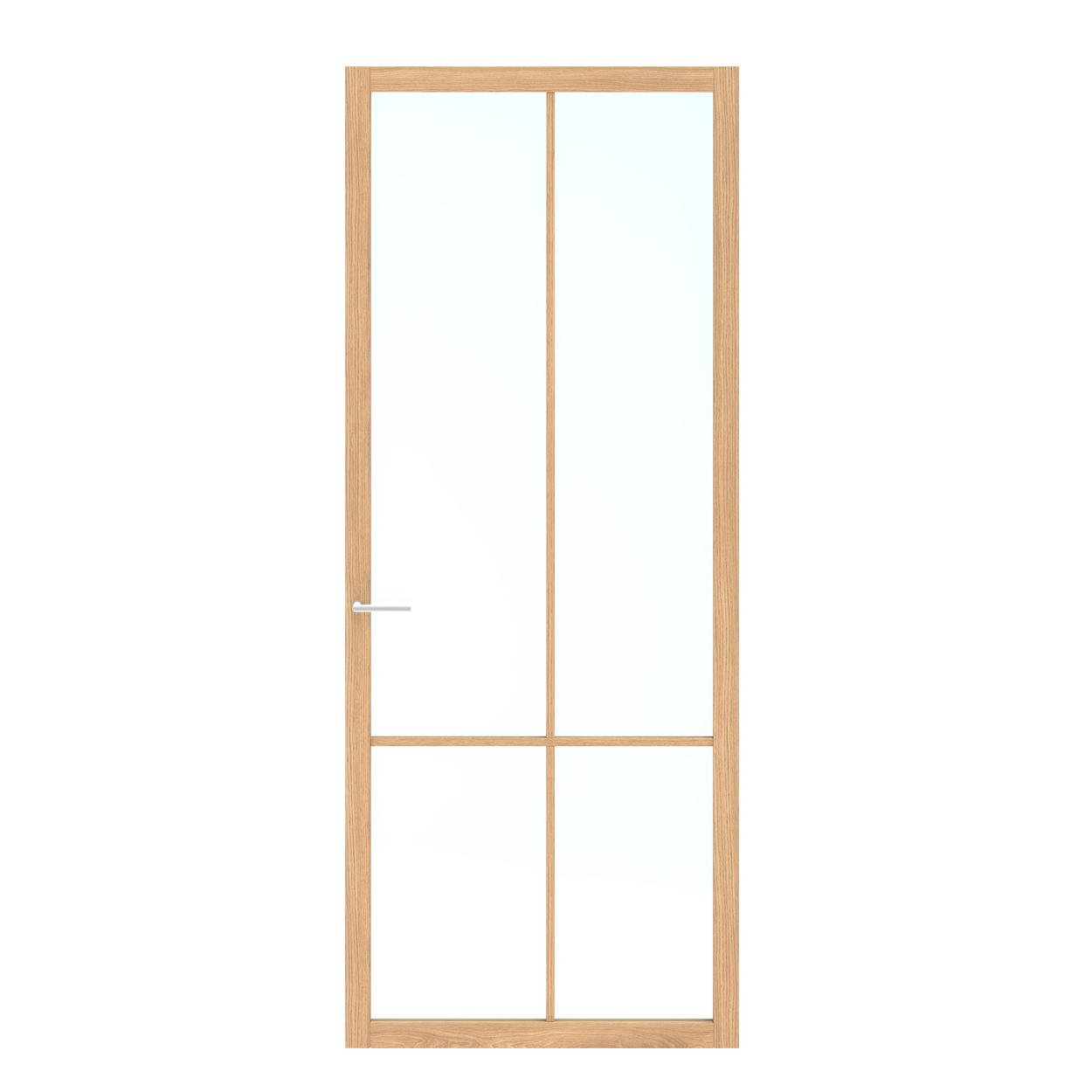 Binnendeur Skantrae SSL 14808 Blank Glas Natural Oak